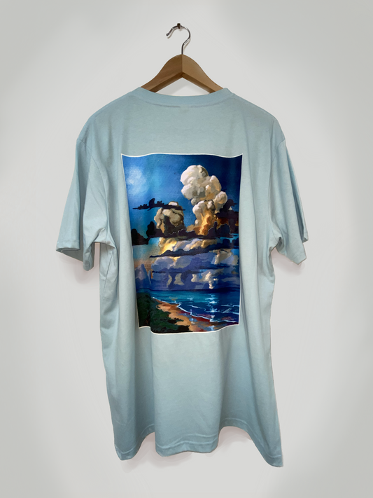 Classic Jersey | Cloudy Skies - Aquamarine