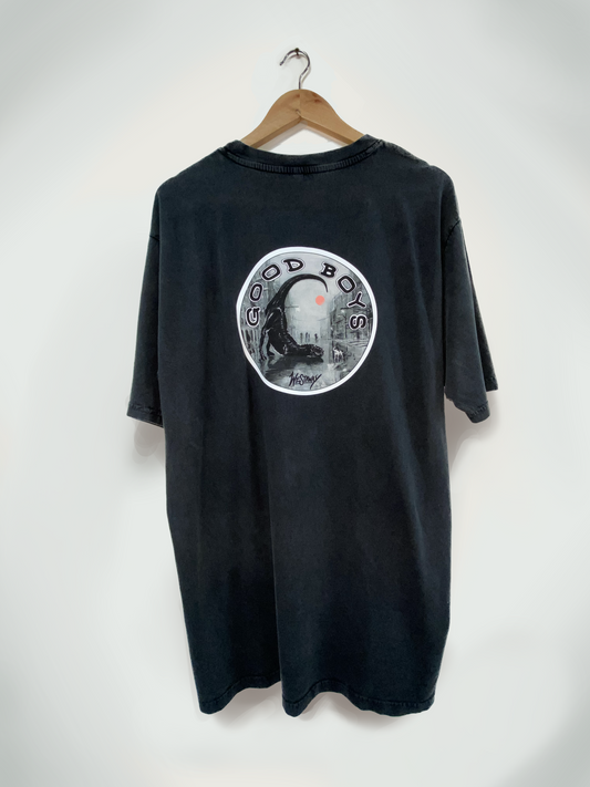 Oversize Tee | Good Boys - Stonewash Black